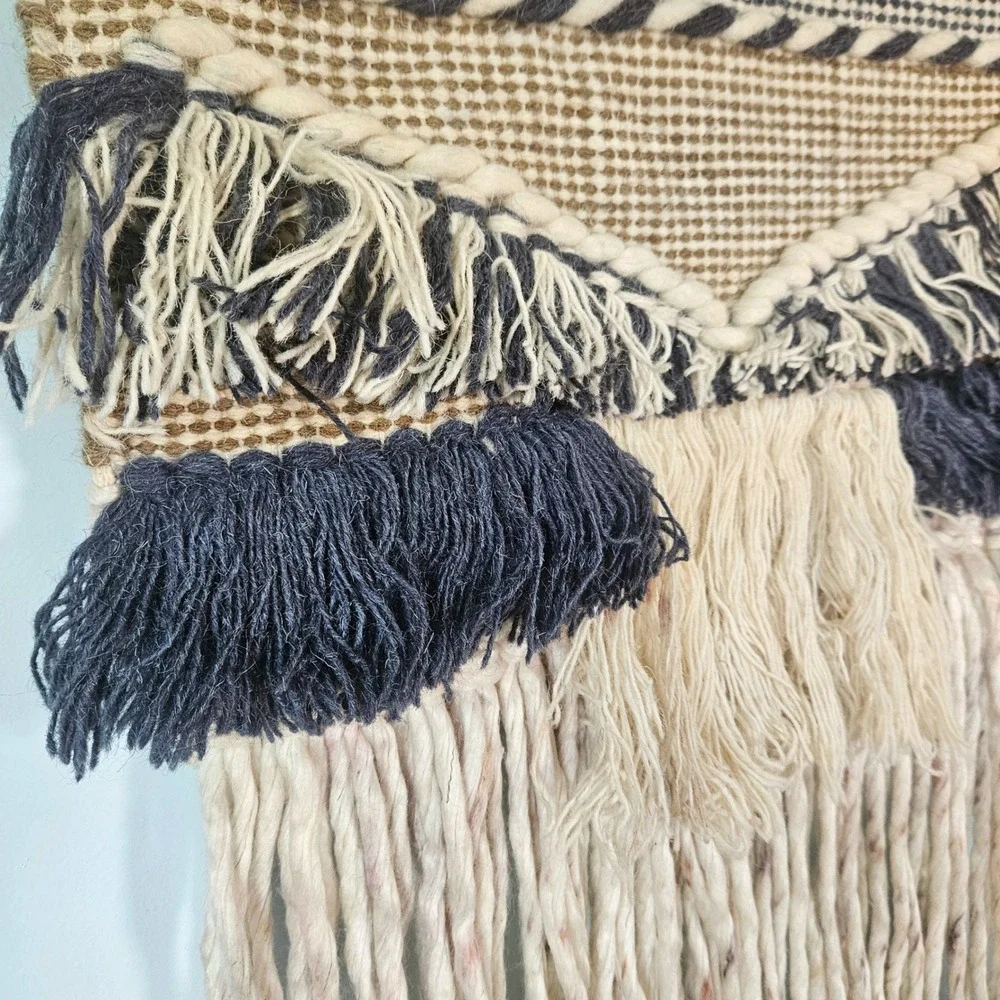 Handmade handwoven geometric